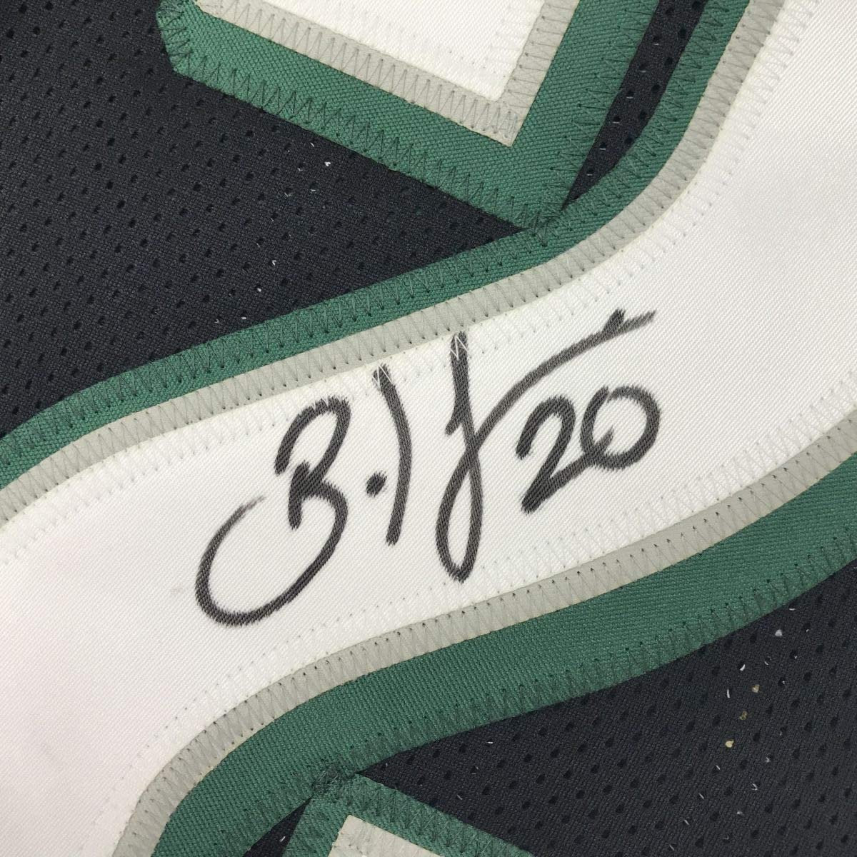 Autographed/Signed Brian Dawkins Philadelphia Black Football Jersey JSA COA