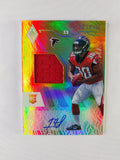 Front of 2018 Panini Phoenix Ito Smith Orange Rookie Jersey Autograph #RJA-IS featuring player-worn memorabilia and numbered 044/149.