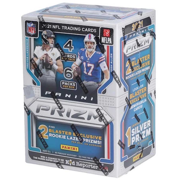 2021 Panini Prizm Football 24-Card Blaster Box - Rookie Lazer Prizms