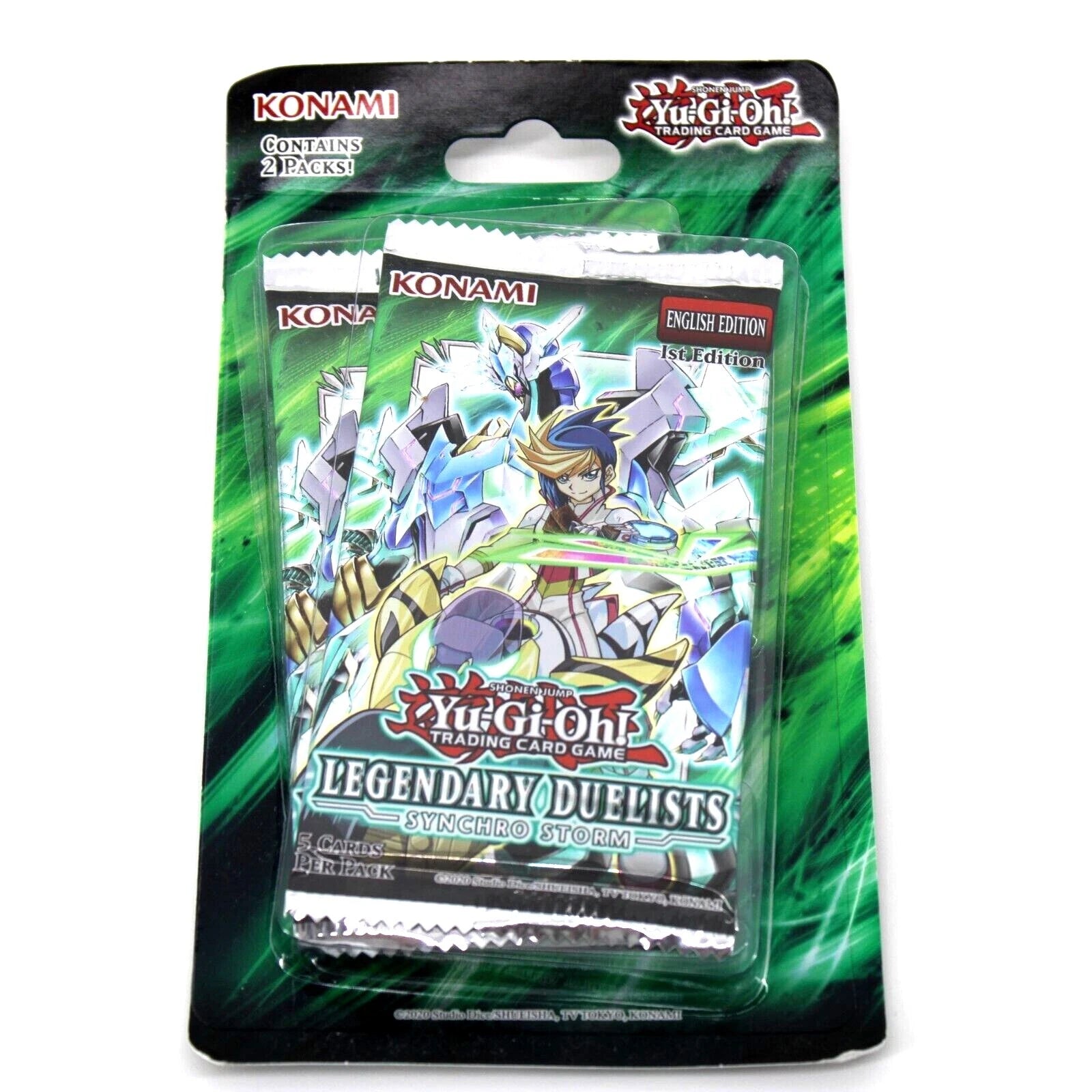 2021 Yu-Gi-Oh! Legendary Duelists: Synchro Storm Lite Edition 2-Pack Blister
