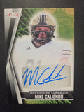 Front of 2022 SAGE High Series Mike Caliendo A-MC2 Black rookie autograph featuring the Western Michigan offensive lineman.