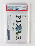 Front of 2023 Weiss Schwarz Japanese Disney 100 Funny Monsters Dpx/S104-BOX Box Topper #112 featuring Sulley, Mike and Boo, graded PSA 10 GEM MT.