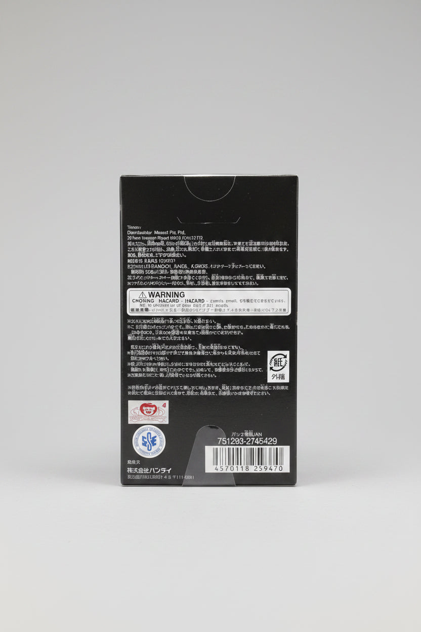 Back of Japanese ONE PIECE OP-09 booster box showing Bandai product information, Japanese warning labels, QR code and JAN barcodes.