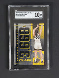 2024 Panini Caitlin Clark Record Breaker #RB-CC SGC 10 Gem Mint Iowa Hawkeyes card front