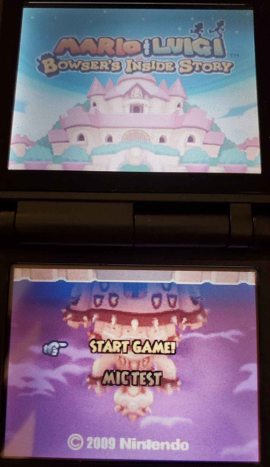 Mario and Luigi Bowser's Inside Story Video Game Nintendo DS 2009