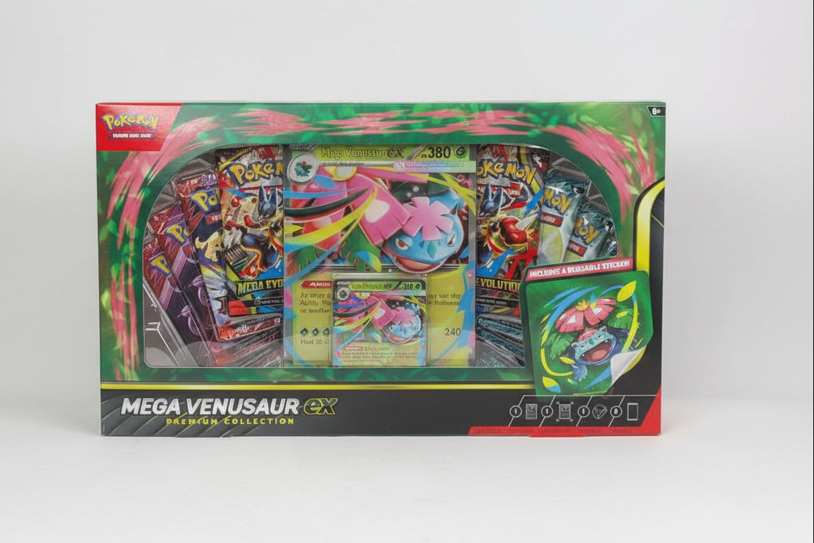 2025 Pokemon Mega Venusaur EX Premium Collection sealed box