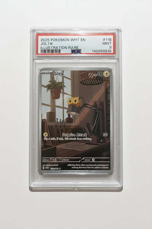 PSA 9 Joltik Illustration Rare Pokemon White Flare graded card