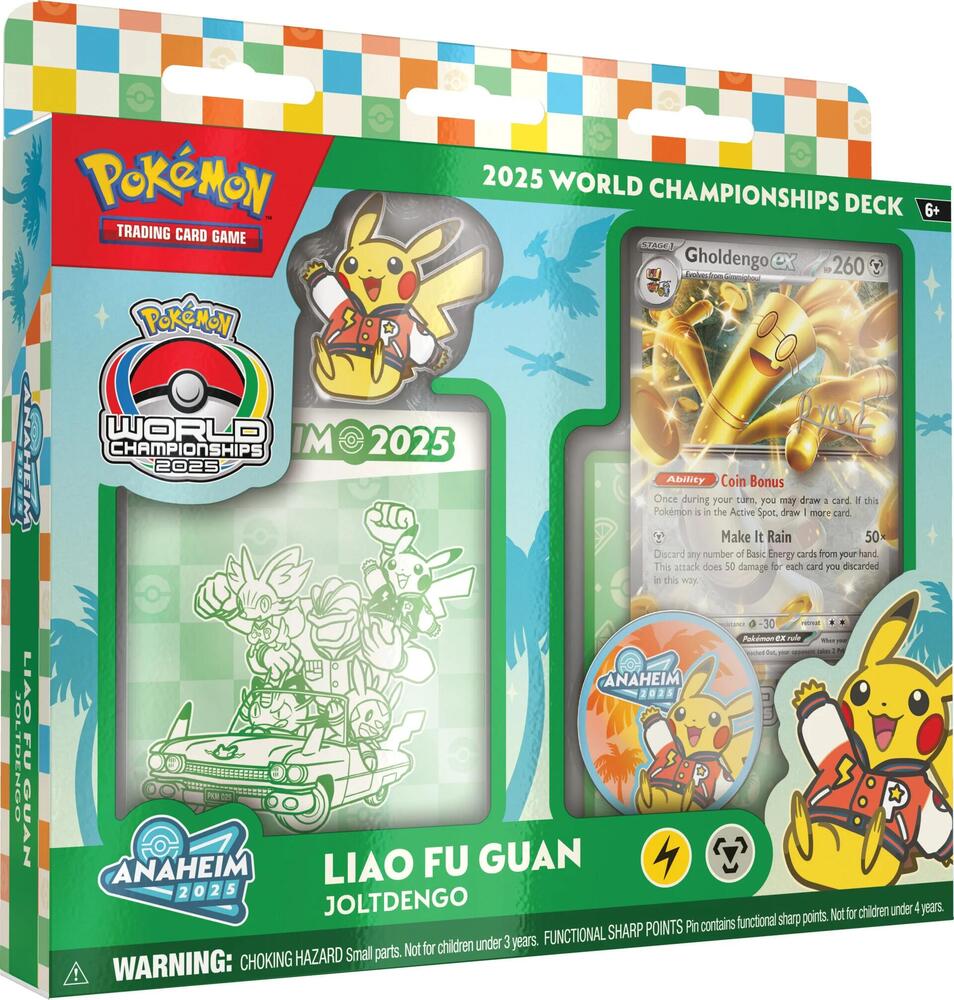 2025 Pokemon TCG World Championships Deck Liao Fu Guan Joltdengo