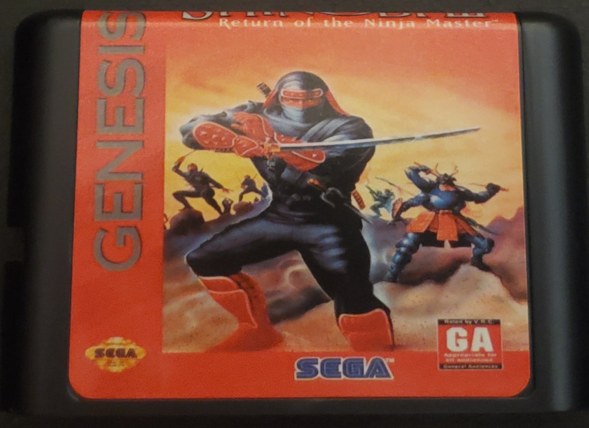 Shinobi 3 Return of the Ninja Master Sega Genesis Mega Drive Video Game