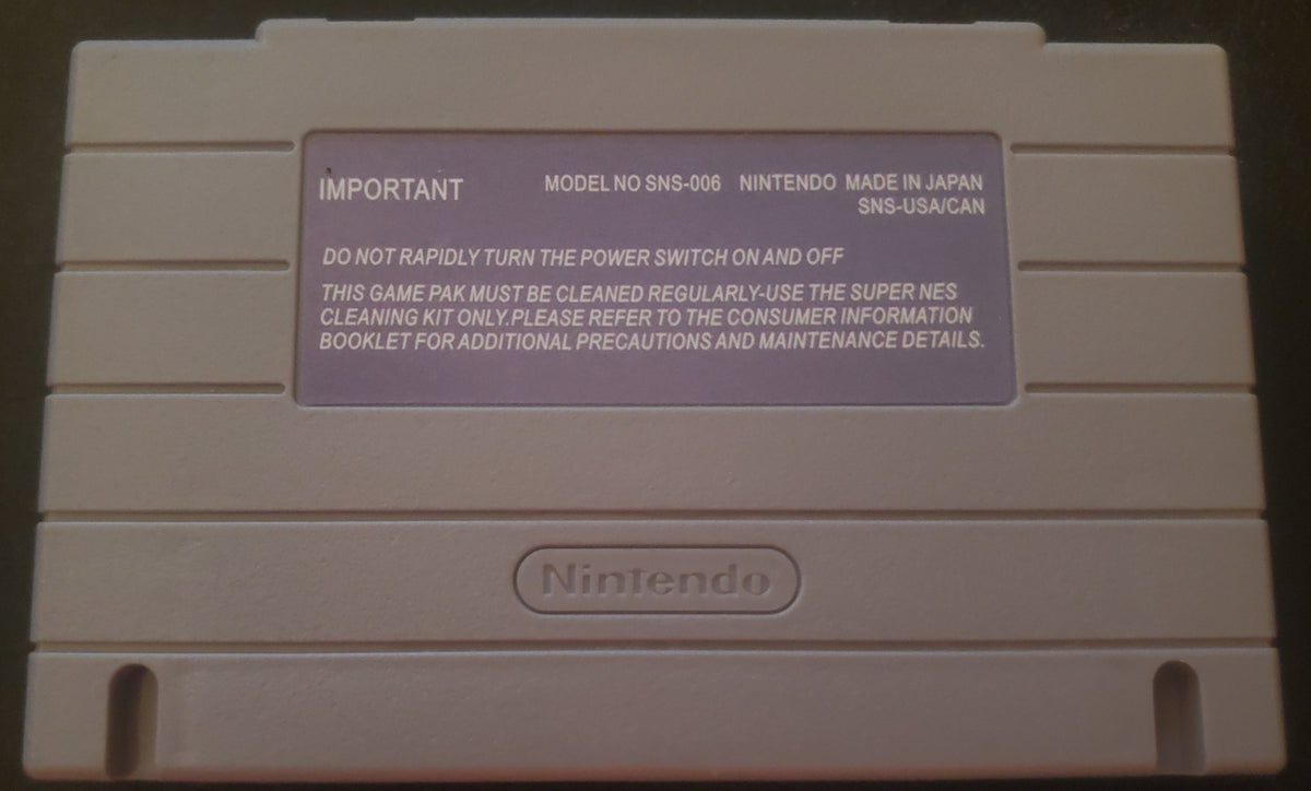 Captain Commando SNES Video Game Cartridge Super Nintendo 1995