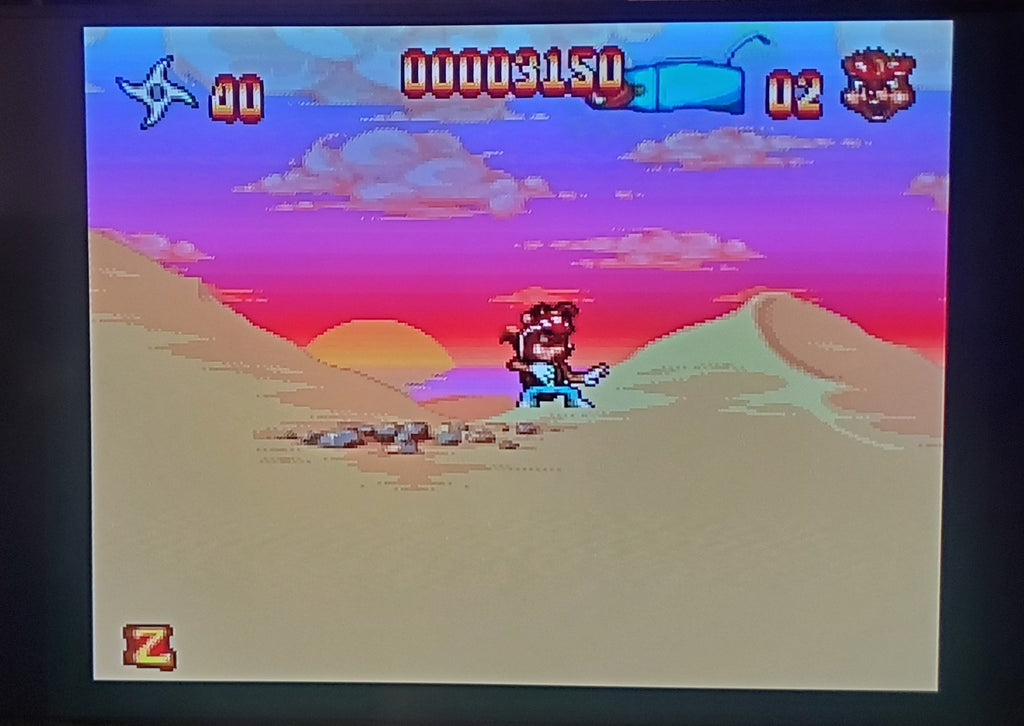 Zero the Kamikaze Squirrel SNES Video Game Super Nintendo 1994
