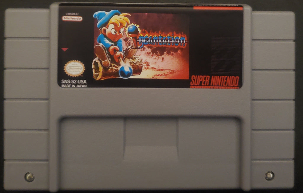 Incantation SNES Video Game Cartridge Super Nintendo 1996