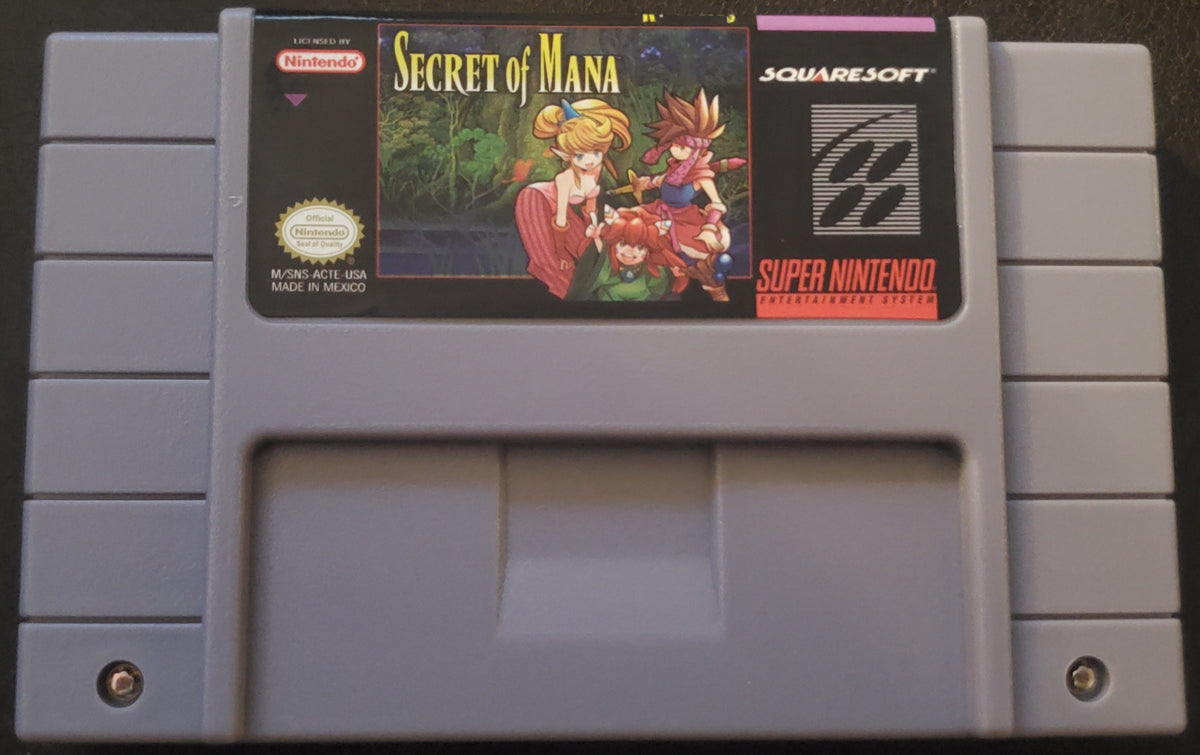 Secret of Mana SNES Video Game Cartridge Super Nintendo 1993