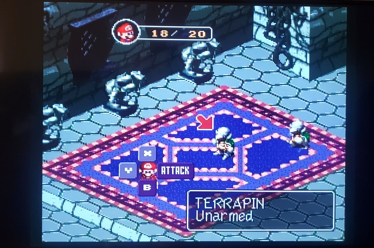 Super Mario RPG SNES Video Game Cartridge Super Nintendo 1996