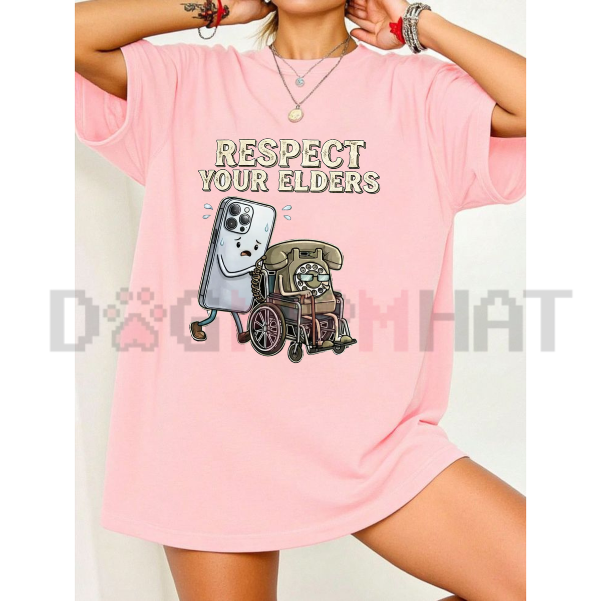 "Respect Your Elders" Tech Graphic T-Shirt