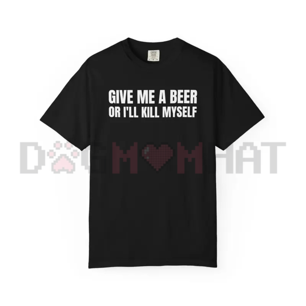 Beer Lover Tee – "Give Me A Beer" Minimalist Shirt