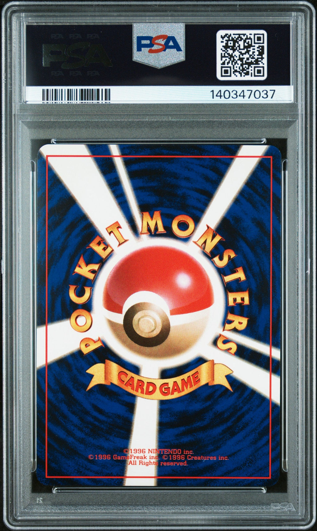 1999 Pokemon Japanese Gym 2 Holo Blaine'S Arcanine 9 PSA #59