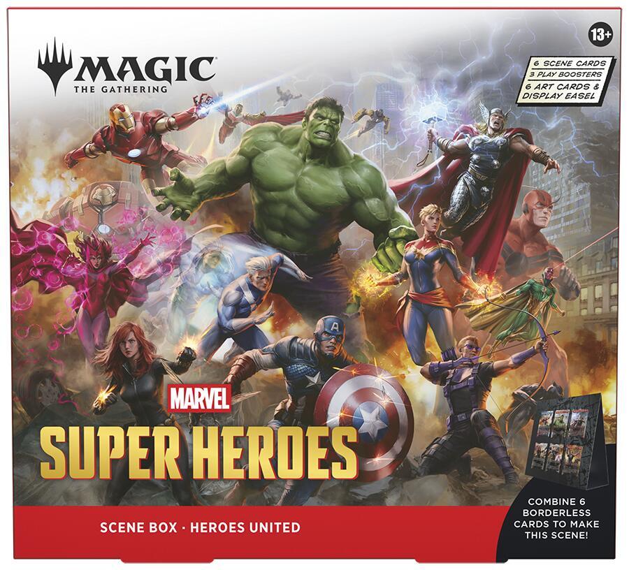 Magic: The Gathering Marvel Super Heroes Scene Box - Heroes United