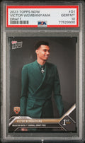 2023 Topps Now Draft Victor Wembanyama 10 PSA #D1