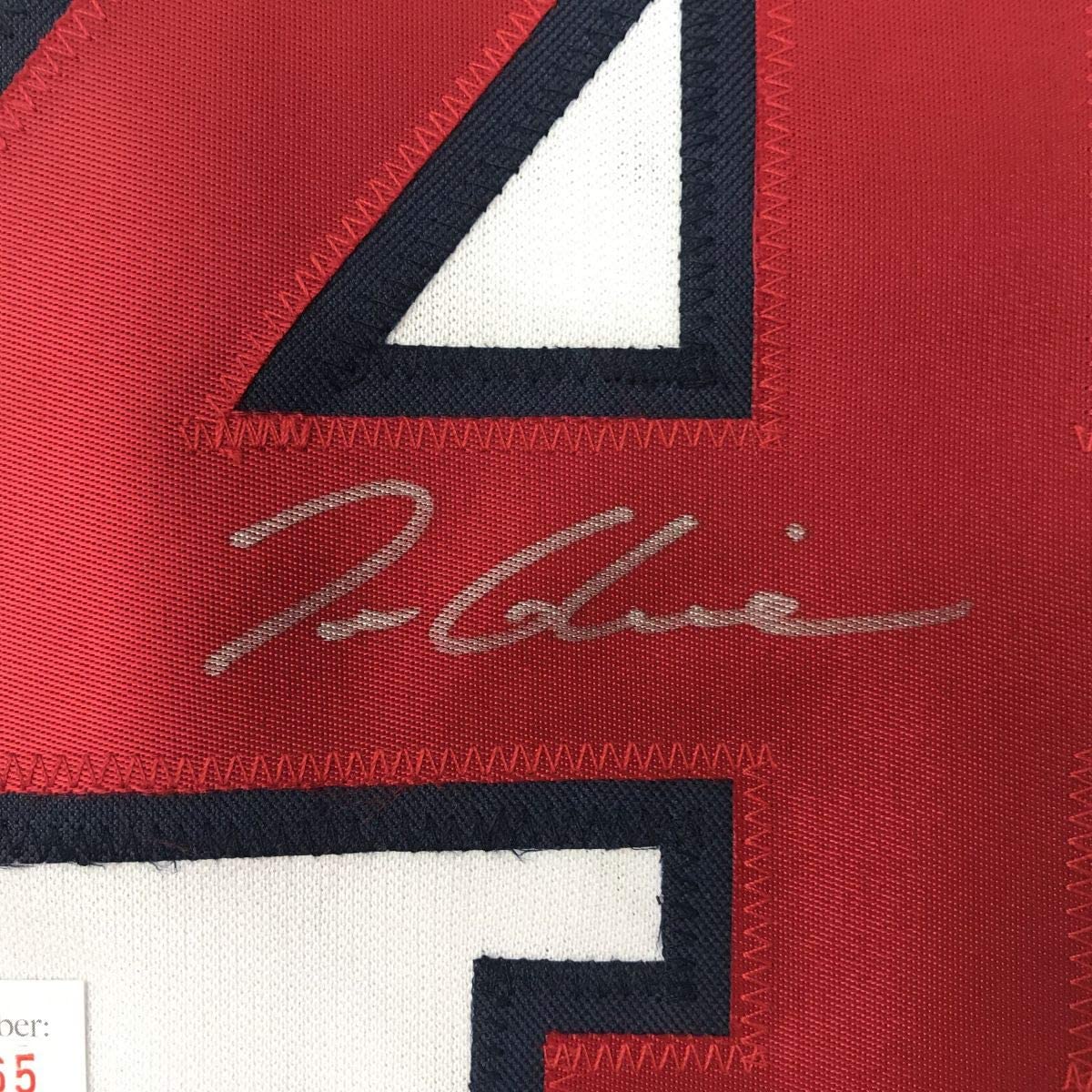 Autographed/Signed Tom Glavine Atlanta White Baseball Jersey JSA COA