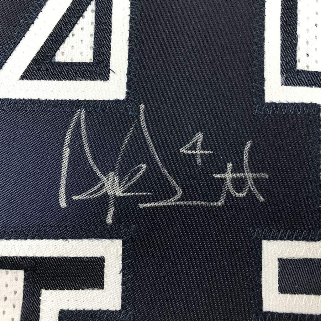 Framed Autographed/Signed Dak Prescott 35x39 Dallas Color Rush Football Jersey JSA COA