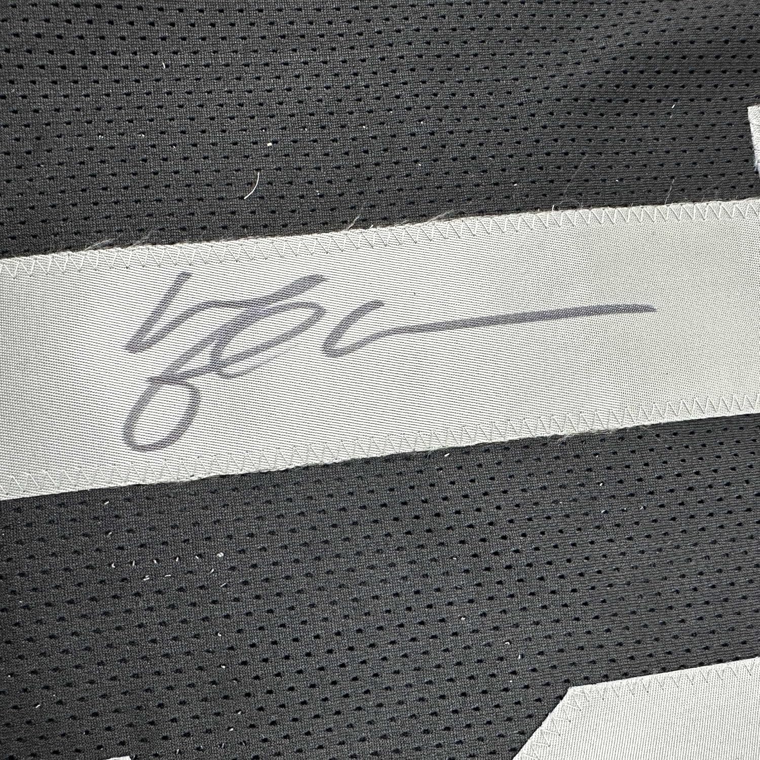Framed Autographed/Signed Michael Crabtree 35x39 Oakland Raiders Black Football Jersey JSA COA