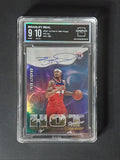 Front of 2022-23 Panini NBA Hoops Bradley Beal Hot Signatures autograph graded Arena Club Mint 9 with Auto 10