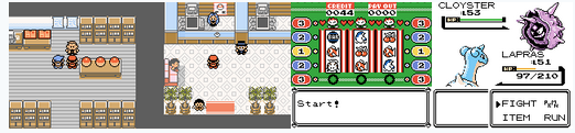 Pokemon Red Version Full Color GBC ROM Hack Video Game Gameboy Color