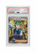 PSA 8 Pokemon Clemont's Quick Wit graded slab