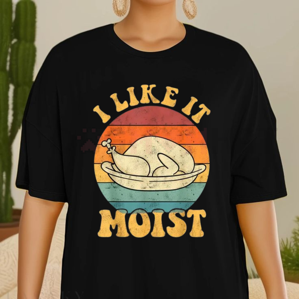 Funny 'I Like It Moist' Thanksgiving Turkey Tee