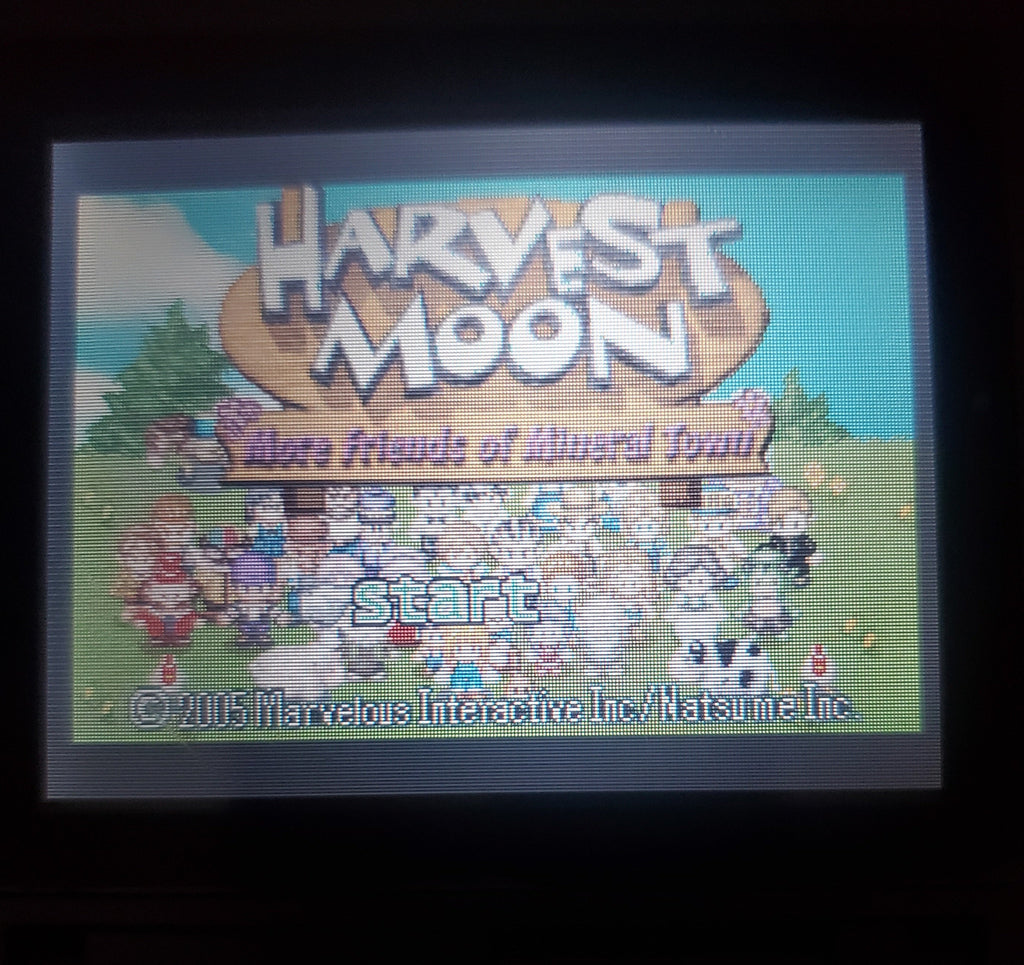 Harvest Moon More Friends of Mineral Town GBA Video Game Boy Advance