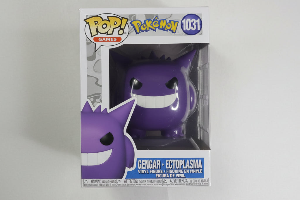 Pokémon Gengar #1031 Funko Pop Vinyl Figure featuring the ghost-type Pokémon with its signature grin