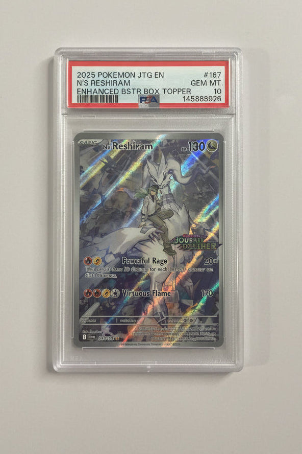 N’s Reshiram # 167 - PSA 10