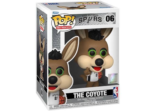 2021 Funko Pop! NBA Mascots The Coyote #06 San Antonio Spurs