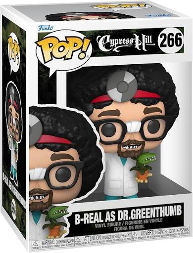2022 Funko Pop! Rocks Cypress Hill B-Real as Dr. Greenthumb #266