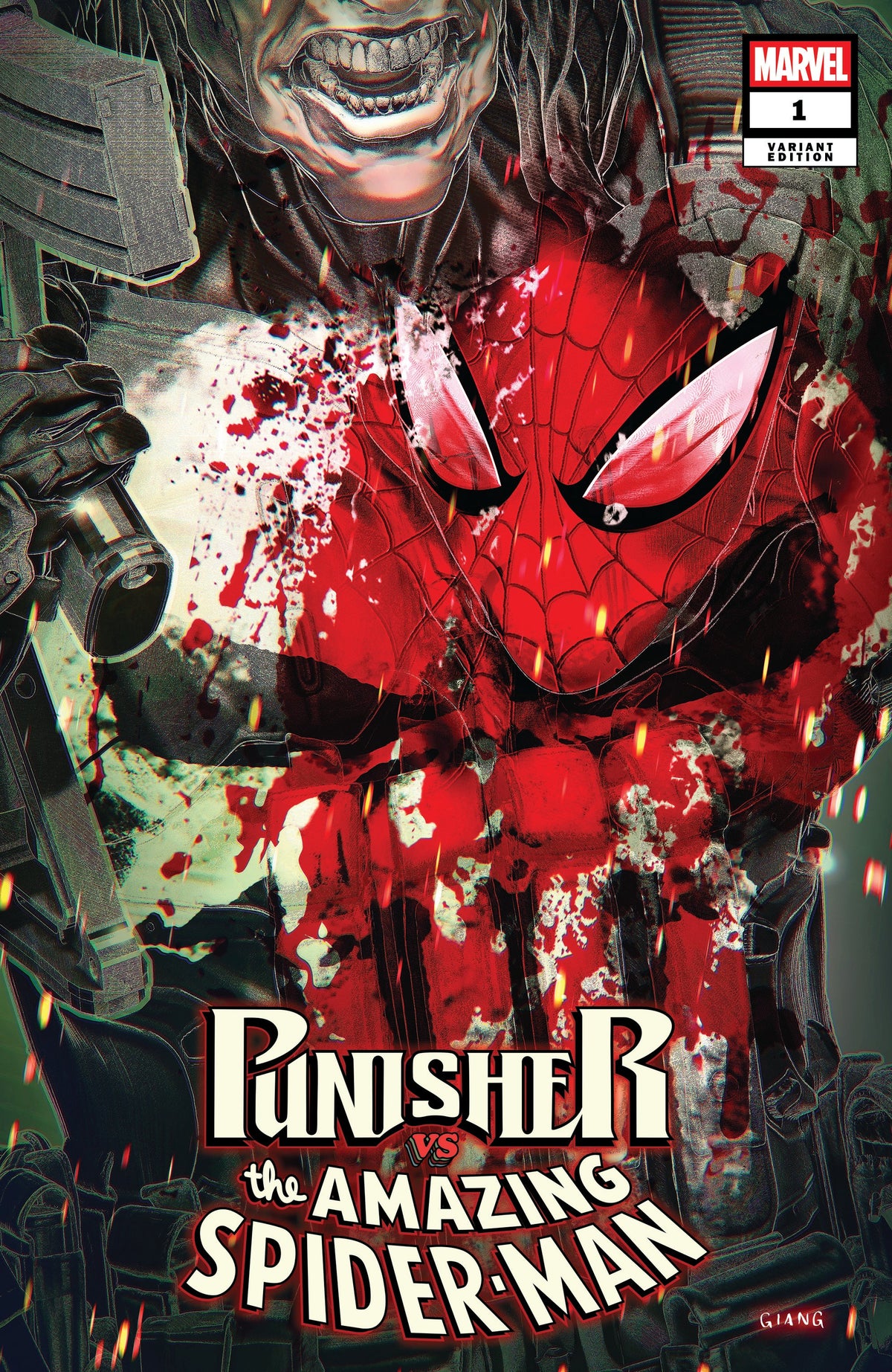 Punisher vs. Spider-Man #1 John Giang SDCC Exclusive