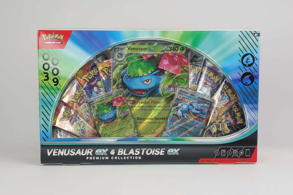 Venusaur EX & Blastoise EX Premium Collection