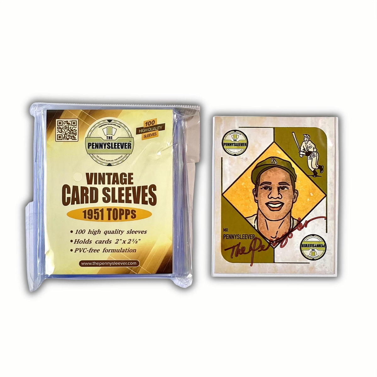 Vintage Card Sleeves 1951 Topps (100 count)