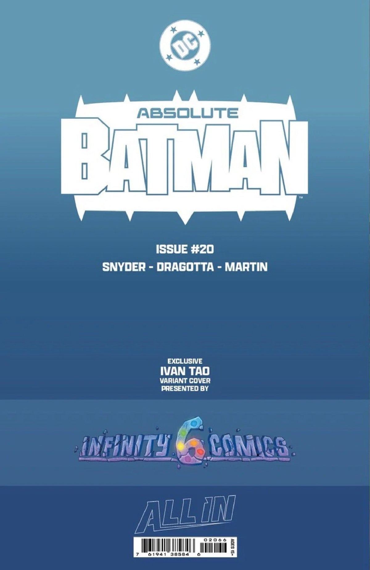 [FOIL] ABSOLUTE BATMAN #20 IVAN TAO EXCLUSIVE VIRGIN VAR (06/03/2026)