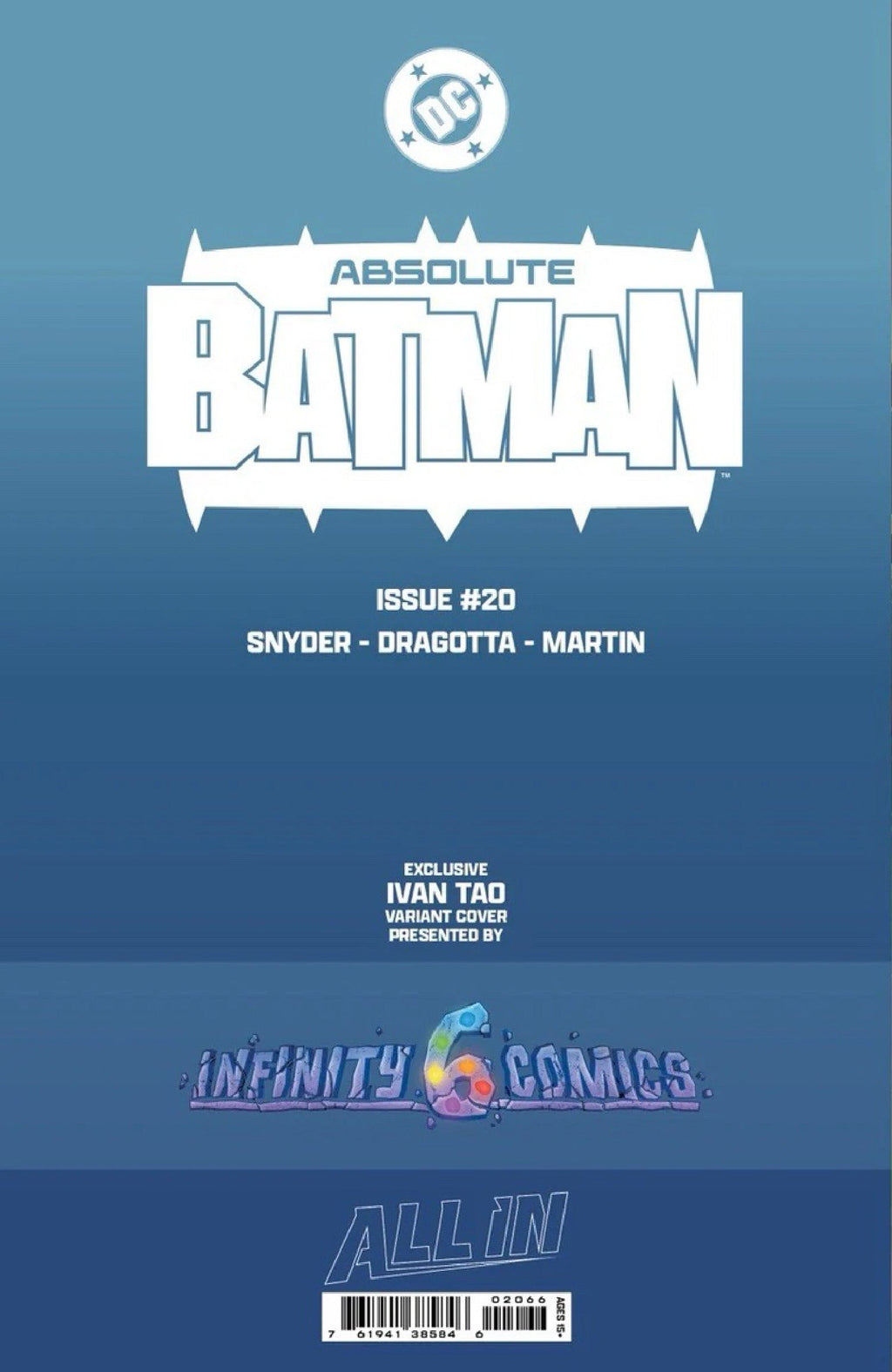 ABSOLUTE BATMAN #20 IVAN TAO EXCLUSIVE VAR (06/03/2026)