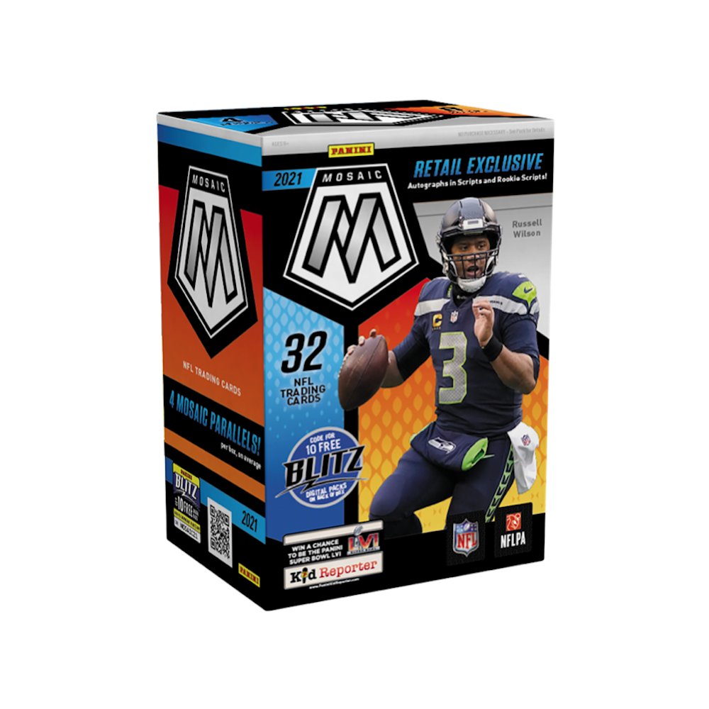 2021 Panini Mosaic Football 32-Card Blaster Box