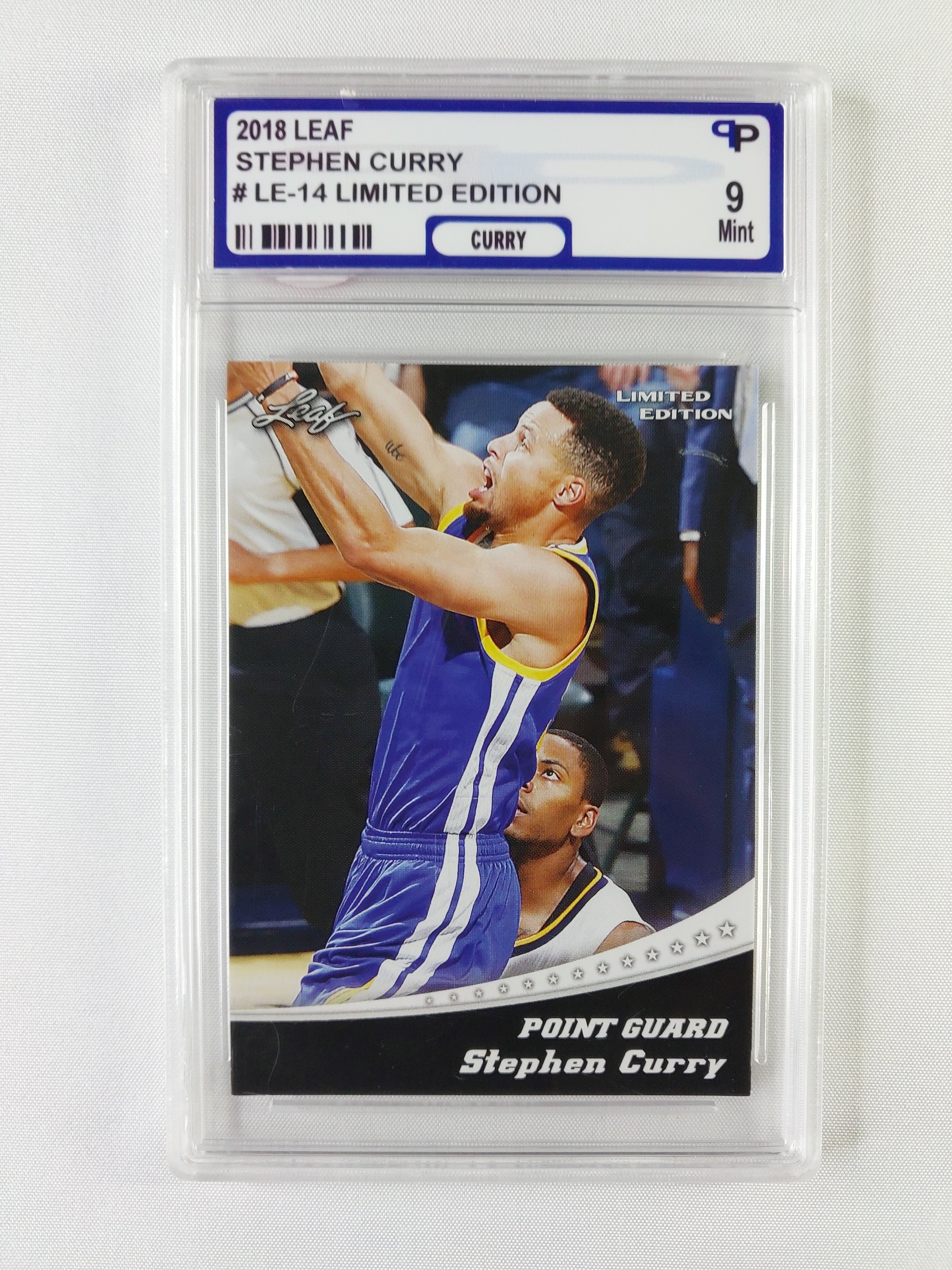 2018 Leaf Limited Edition Stephen Curry #LE-14 PPG Mint 9