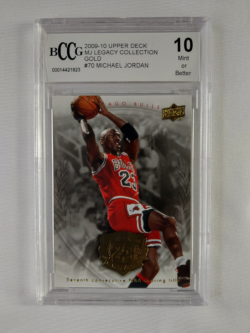 2009-10 Upper Deck Michael Jordan MJ Legacy Collection Gold #70 BCCG 10