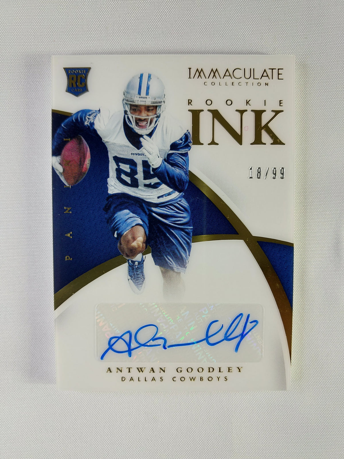 2015 Panini Immaculate Antwan Goodley Rookie Ink Auto #RI-AG 18/99